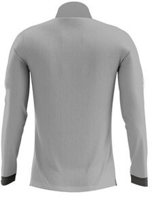 Veste d'entraînement pour homme à col montant coupe-vent à séchage rapide en polyester/coton extensible avec fermeture éclair quart et patchwork camouflage - Product Image 6