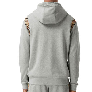 Sudadera casual para hombre con mangas largas, diseño de color sólido, costuras de alta calidad y diseño de logotipo personalizado, con cremallera y capucha. - Product Image 4