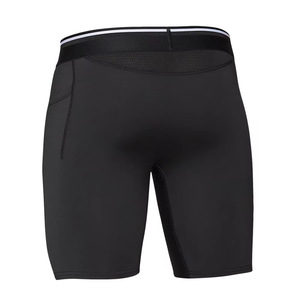 Pantalones Cortos de Yoga Elásticos para Hombre, de Secado Rápido, Transpirables, de Compresión, con Bolsillo, Logotipo Personalizado - Product Image 4