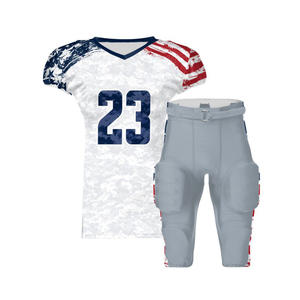 Uniforme de Fútbol Americano para Hombre - Jersey Personalizado con Número y Pantalones Acolchados, Ropa Deportiva - Product Image 3