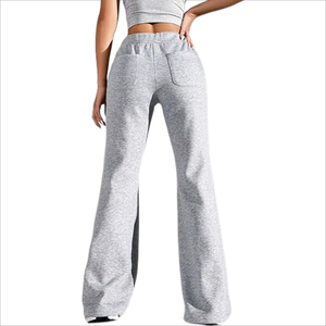 Women Flare Sweatpants High Waist Wide Leg <b>Yoga</b> Pants Casual Lounge Bell Bottom <b>Trousers</b> - Product Image 3