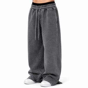 Wholesale Men's Drawcord Sweatpants Soft Fleece Athletic Joggers for Workout Gym and Home Relaxation - Product Image 5