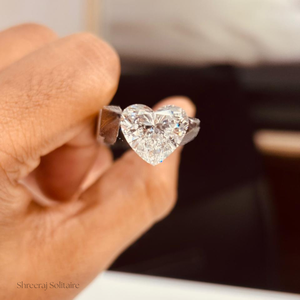 1.25 carat coeur coupe laboratoire cultivé diamant bague de fiançailles IGI certifié D couleur VVS1 clarté diamants en vrac bijoux en gros - Product Image 3