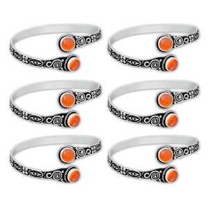 <b>Solid</b> 925 Sterling <b>Silver</b> Plated Bezel Set Adjustable Bohemian Style Geometric Women's Daily Life Trendy Fine <b>Bracelet</b> - Product Image 2