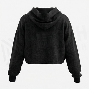 Sweat-shirt à capuche zippé pour femme, qualité supérieure, moderne, populaire, anti-boulochage, respirant, streetwear décontracté, vêtements d'hiver - Product Image 2