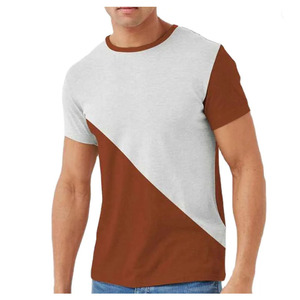 T-shirt Homme Manches Courtes 100% Coton Respirant Écologique Col Rond Coupe Classique Anti-plis Sérigraphié Personnalisé sur le Devant - Product Image 6