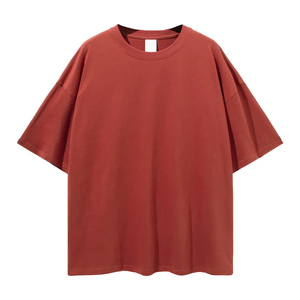 เสื้อยืดผู้ชายไซส์ใหญ่ สไตล์รัฟฟ์ ทรงหลวม ผ้าฝ้ายวินเทจ คอกลม หนานุ่ม สวมใส่สบาย แฟชั่นสตรีทแวร์ ใส่ได้ทุกวัน ขายส่ง - Product Image 6