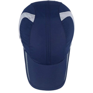 Casquette de baseball unisexe bleue respirante et imperméable en maille avec bouton et rayures contrastées, ajustée pour les activités sportives en plein air au printemps et en été - Product Image 6