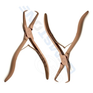 Pince à extensions capillaires en métal de 5,5 pouces, outil professionnel pour ouvrir les micro-anneaux et perles, pour l'application et le retrait d'extensions capillaires - Product Image 4