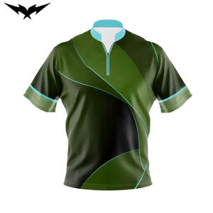 Maillot de bowling de qualité supérieure en promotion, motif 3D, authentique, personnalisé, en polyester anti-humidité, manches courtes - Product Image 5
