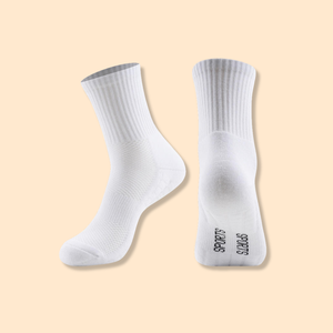 Chaussettes de sport personnalisées avec logo, football, soccer, basketball, course à pied, cyclisme, chaussettes en coton de bambou, chaussettes de compression pour hommes, fabricant de chaussettes de sport - Product Image 1