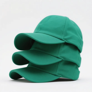 Casquettes de baseball structurées à 6 panneaux en maille 100 % polyester, personnalisées, très demandées, avec logo en caoutchouc brodé en 3D, faible MOQ d'usine - Product Image 1
