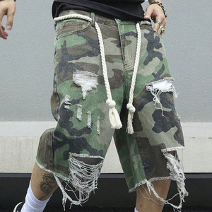 Shorts camouflage en gros, shorts streetwear, shorts hip hop, shorts baggy pour hommes, mode urbaine, production en gros - Product Image 6