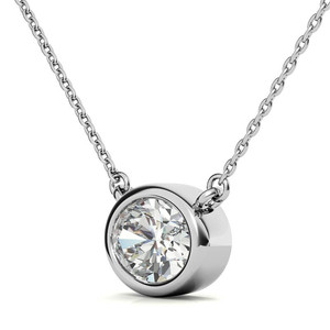 Pendentif en diamant de laboratoire 1,5 carat, solitaire, taille ovale, haute qualité, or véritable 18 carats, pendentifs en diamant personnalisés pour femmes et filles, à porter lors de fêtes - Product Image 4