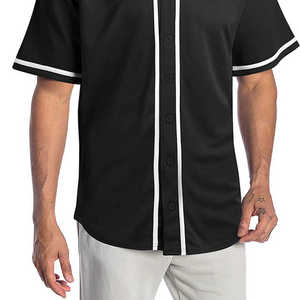 Camiseta de Béisbol Deportiva Transpirable Hecha a Medida con Precio de Fábrica al por Mayor, Unisex para Adultos - Product Image 3