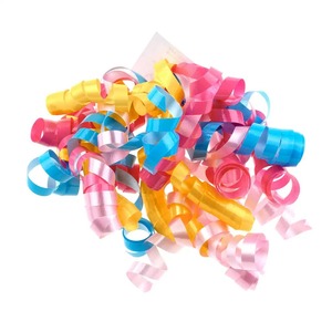 Cinta de Regalo con Lazo de Mariposa al por Mayor, de Poliéster Tejido Brillante, Doble Cara, con Logotipo Impreso Digitalmente, Rosa, Azul, Amarillo, Decoración de Cumpleaños - Product Image 1