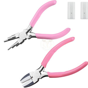 ชุดเครื่องมือทำเครื่องประดับ 2 ชิ้น, คีมปากอ่อนพร้อมคีมทำห่วง 6 in 1 ขนาด 3 มม. ถึง 10 มม., คีมปากแบน - Product Image 1