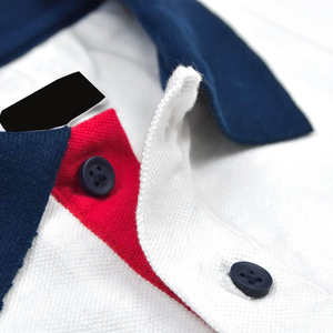 Polo pour homme Smart Casual, grande taille, en tissu tricoté respirant avec logo brodé, confortable et imprimé - Product Image 5