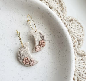 High Quality Fashion Jewellery Resin Embrodiary <b>Earrings</b> From India <b>Handmade</b> <b>Earrings</b> for Women and Girls Classic Look - Product Image 2