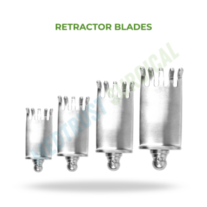 Lames de rétraction 40mm 45mm – Set de lames chirurgicales neurochirurgicales pour rétraction de la colonne cervicale antérieure - Product Image 2