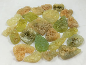 Hermoso Cabujón de Prehnita, Cabujón Druzy, Piedra Preciosa Suelta para la Fabricación de Joyas, Piedra Natural Hecha a Mano - Product Image 5