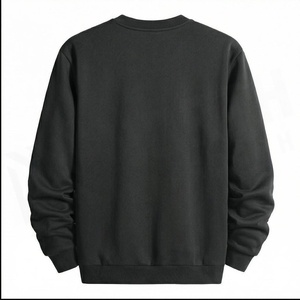 Sweat-shirt à col rond noir pour homme North Approach, coupe classique, tricoté, couleur unie, décontracté, pour l'automne - Product Image 2