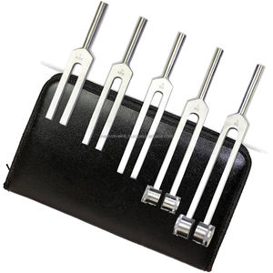 Instruments de test de vibration, jeu de diapasons pondérés C128 256 512 1024 2048 pour diagnostic et thérapie sonore, vente en gros - Product Image 5