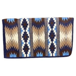 Custom Western Saddle Blanket Wool Horse Saddle Pad Heavy Duty Rodeo Barrel Racing Wholesale Supplier - Product Image 1