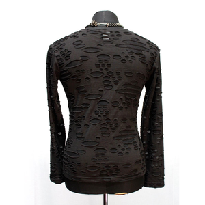 Camiseta de Manga Larga con Cuello Redondo de Algodón Grueso para Hombre, Diseño Liso, Estilo Normcore/Minimalista - Product Image 2