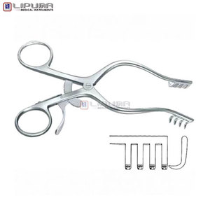 Retractor Quirúrgico Manual Autoajustable MOLLISON LIPUMA de Acero Inoxidable para Retracción de Tejidos Blandos, Alta Calidad, Reutilizable, CE - Product Image 3