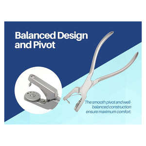 Rubber Dam Kit 16pcs Complete Dental Isolation <b>Set</b> Anti Reflection Clamps <b>Punch</b> Plier Professional Endodontic Supplies - Product Image 5