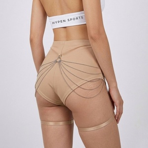 Women's Pantie Style <b>Short</b> Booty Gym Sports Hypen Sports Chain-Link Sexy Canvas Skinny Fit Party <b>Short</b> Booty Fit/<b>Tight</b> <b>Short</b> - Product Image 6