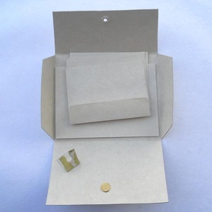 High Quantity A5 <b>Paper</b> Folder Ivory Color Office <b>File</b> Presentation Folder <b>Paper</b> Natural Leaves Impression Stationery Set - Product Image 3