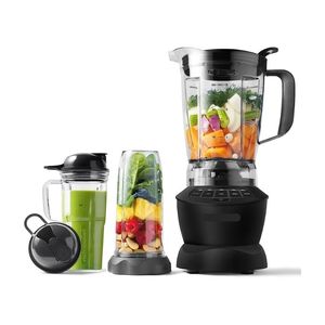 Licuadora de tamaño completo para batidos y smoothies Combo 1200W Negro mate 7.75D x 8.07W x 16.97H - Product Image 1
