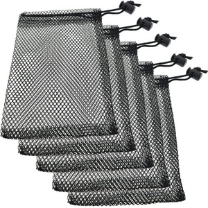 Bolsa de embalaje con cordón de malla, portátil, a la moda, para todas las estaciones, estilo minimalista - Product Image 6