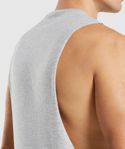 Débardeurs de fitness respirants pour hommes, en coton côtelé élastique tricoté, pour la musculation et le sport, style décontracté, meilleure vente - Product Image 4
