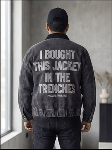 Vestes en jean vintage à coupe slim pour homme, de haute qualité, personnalisées, lavage à l'acide, pour le travail, l'hiver, 2026 - Product Image 5