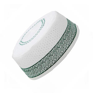 Chapeau de prière pour homme de haute qualité, en coton doux et respirant, Kufi Taqiyah, fournisseur en gros, respectueux de l'environnement - Product Image 2