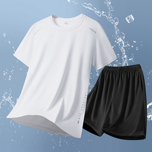 Nouveau T-shirt de sport pour homme à séchage rapide, léger, imprimé, écologique, respirant, à manches courtes, pour la gym - Product Image 3