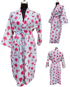 Peignoir de Spa en Coton Gaufré pour Femme, Vêtement d'Intérieur Doux et Léger, Confortable, Étiquette Personnalisée, Vente en Gros, Exportation en Vrac - Product Image 4