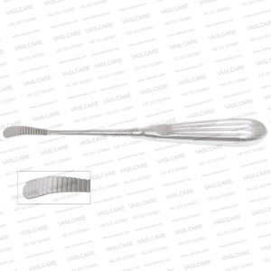 Râpe de sculpture nasale Aufricht 8″ (20cm) à mâchoires incurvées dentelées pour coupes verticales, pour rhinoplastie et sculpture naso-frontale - Product Image 6