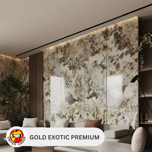 Dalle de granit exotique premium doré pour la décoration murale de cuisines et salles de bain de villas et hôpitaux, export en vrac Inde - Product Image 5