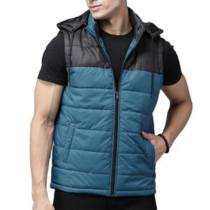 2 en 1 Manches détachables et capuche Vestes de bombardier élégantes pour hommes 10% Off Windbreaker Spring Ski Down Padded Bomber Parka Jacket Men - Product Image 2