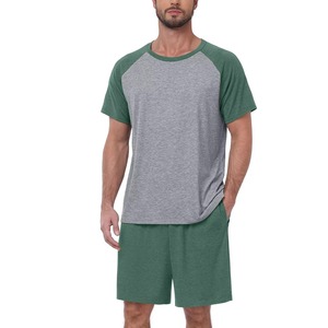 Conjuntos de Camisetas para Hombre Más Vendidos, 100% Algodón, Cintura Alta Elástica, Secado Rápido, Transpirables, Ecológicos, Estilo Casual - Product Image 1
