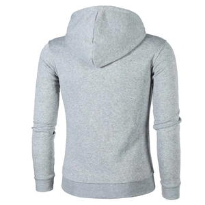 Sweat-shirt à capuche zippé pour homme, coupe classique, en molleton bouclette lourd 500 g/m², fabrication sur mesure de haute qualité - Product Image 3