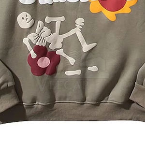 Nueva sudadera con capucha de algodón con estampado puff para hombre, hecha a medida, nuevo estilo, con el mejor precio. - Product Image 4