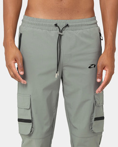 Athletic Nylon Cargo Jogger Pants for Men Lightweight Utility <b>Trousers</b> Zipper Pocket <b>Drawstring</b> Waist Manufacturing Supplier - Product Image 4