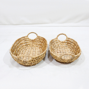 Hand-woven <b>Plastic</b> Eco-Friendly Multifunction Home Decor Storage <b>Basket</b> Rectangle Food Household Desktop - Product Image 2