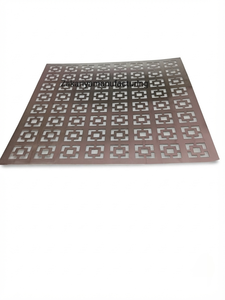 Moderno Organizador de Pared y Tablero Magnético Decorativo de Acero Inoxidable Cortado con Láser, 42x42 CM Cuadrado, para Hogar y Oficina - Product Image 2