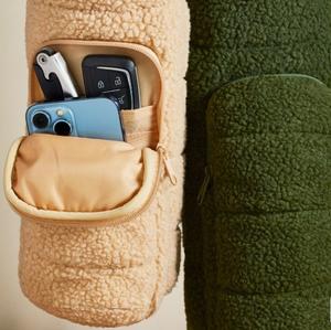 ที่ใส่ขวดไวน์ขนแกะเทียม - Product Image 2